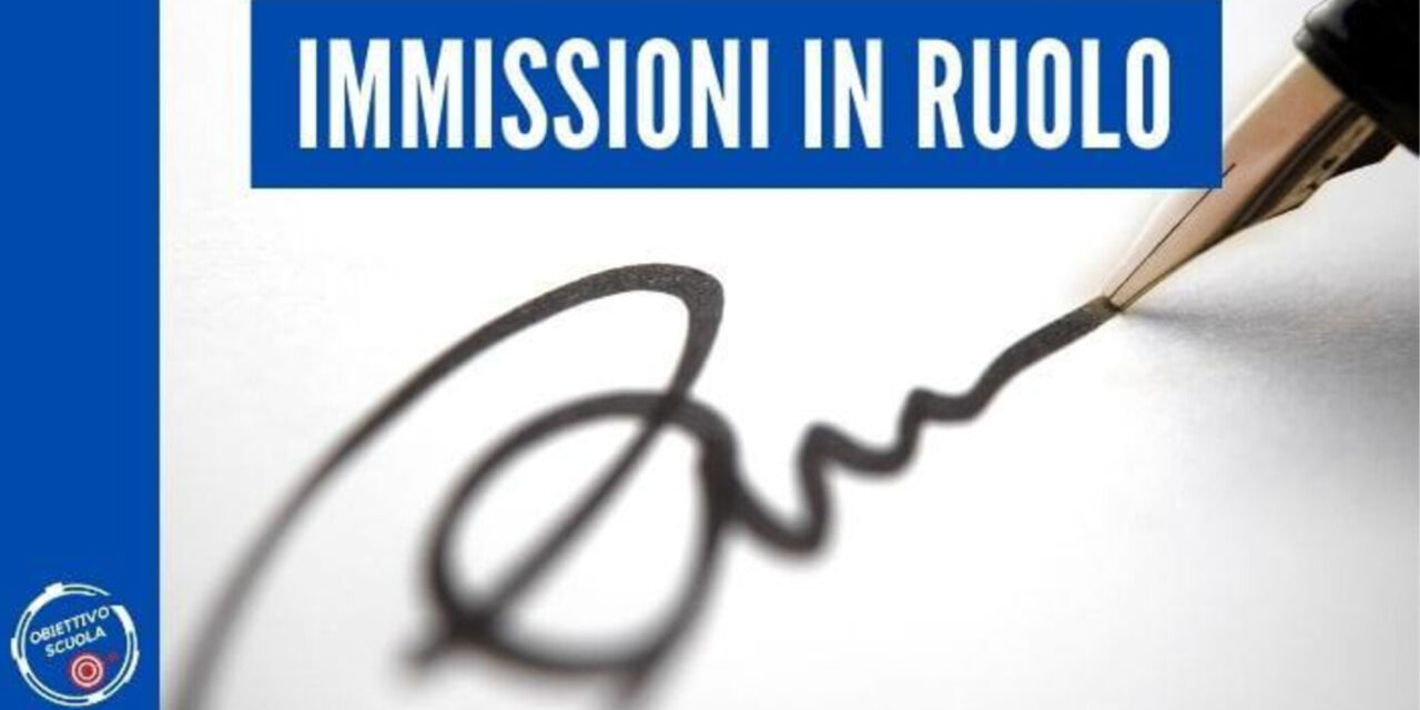 Immissioni in ruolo docenti decreto